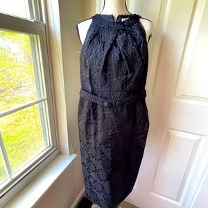 Vera Wang Embroidered Pencil Dress